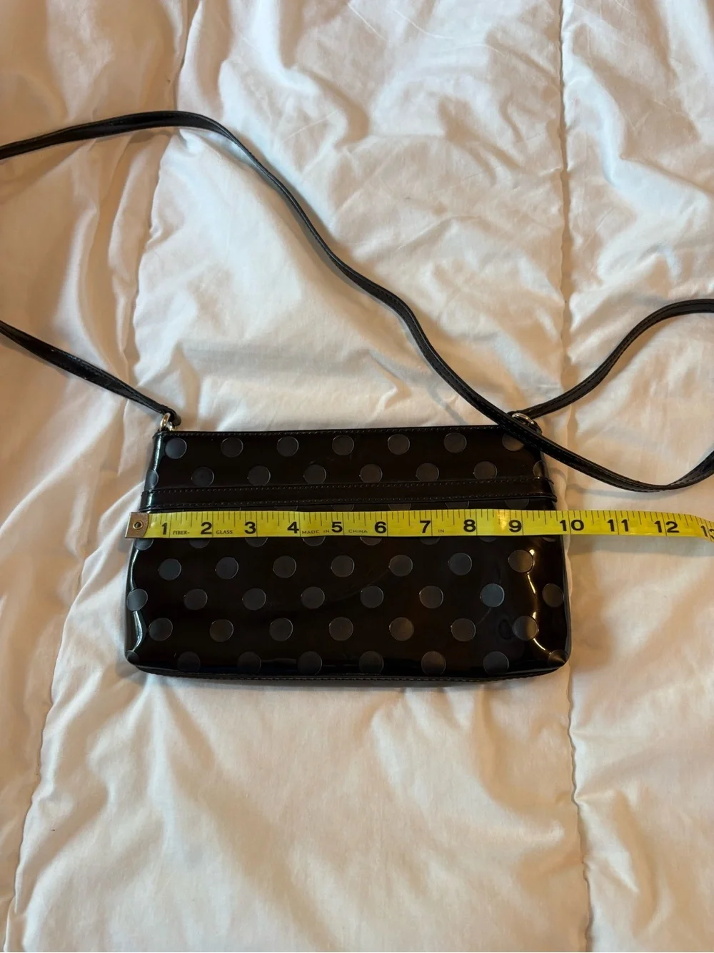 Kate Spade Patent Polka Dot Handbag